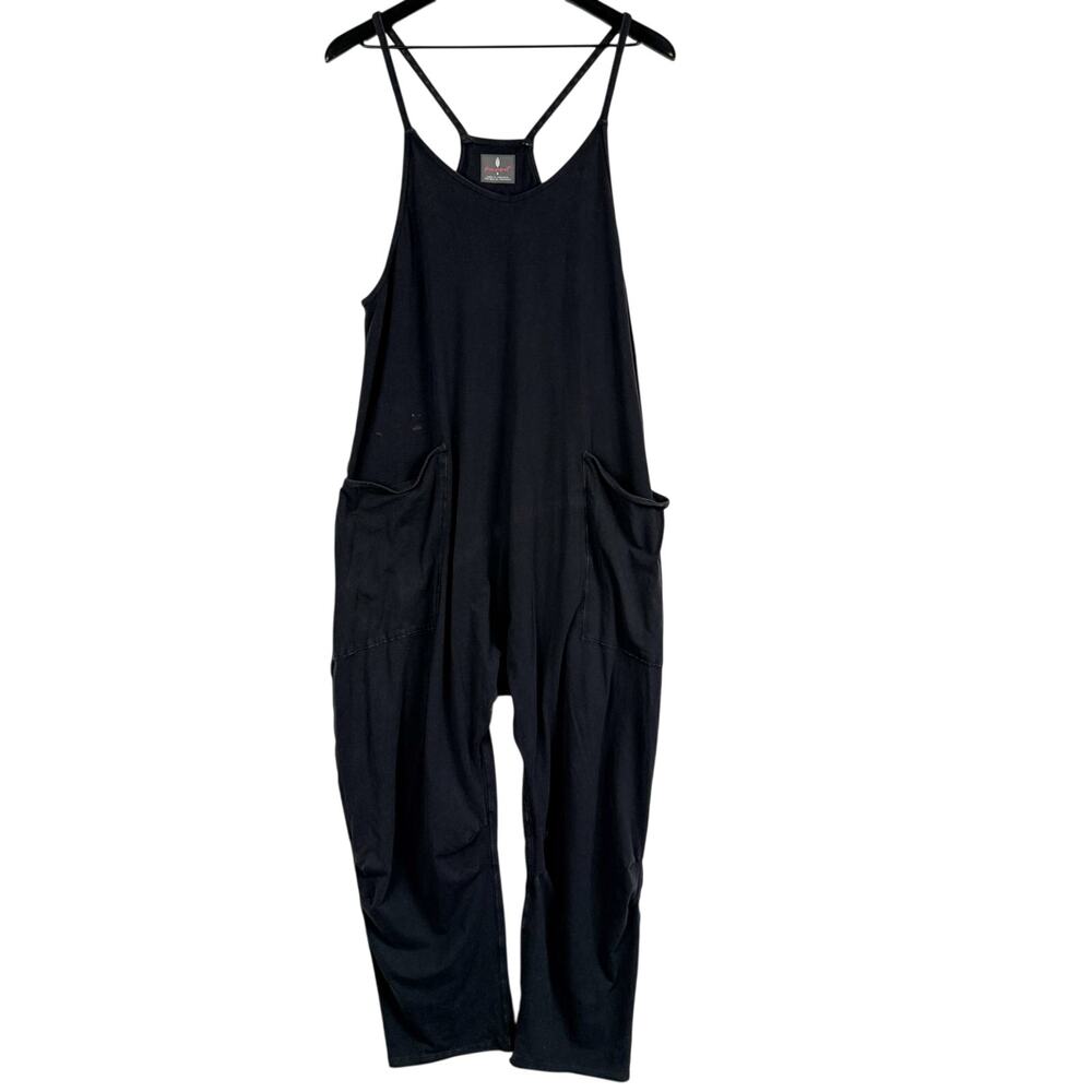 Free People FP Movement Hot Shot Jumpsuit Black - S